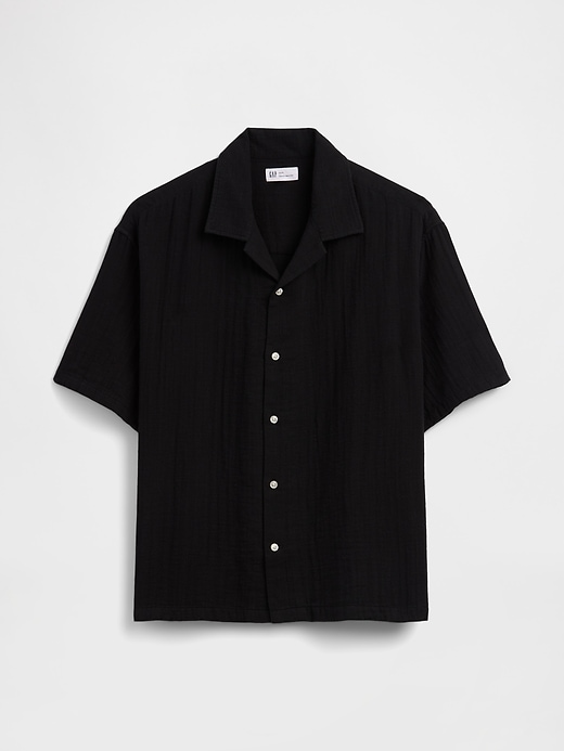Image number 5 showing, Boxy Gauze Vacay Shirt
