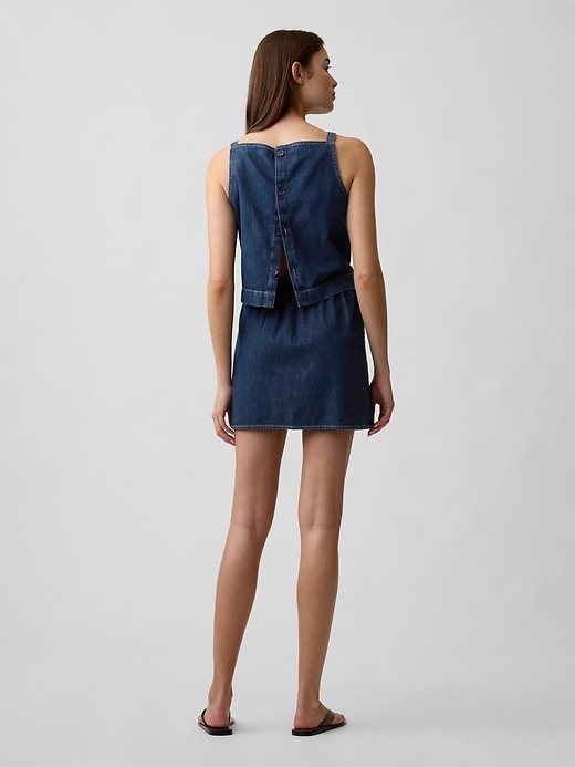 Image number 2 showing, Denim Mini Skirt