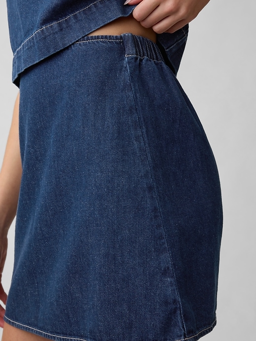 Image number 4 showing, Denim Mini Skirt