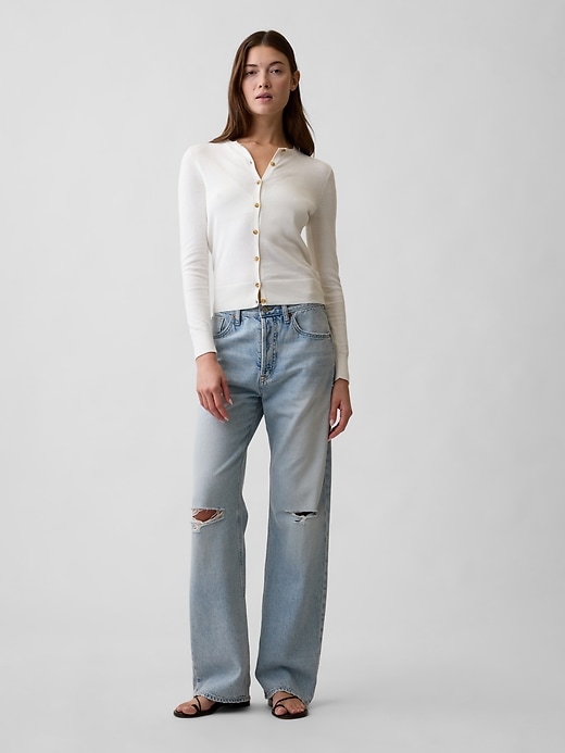 Image number 3 showing, Crewneck Cardigan