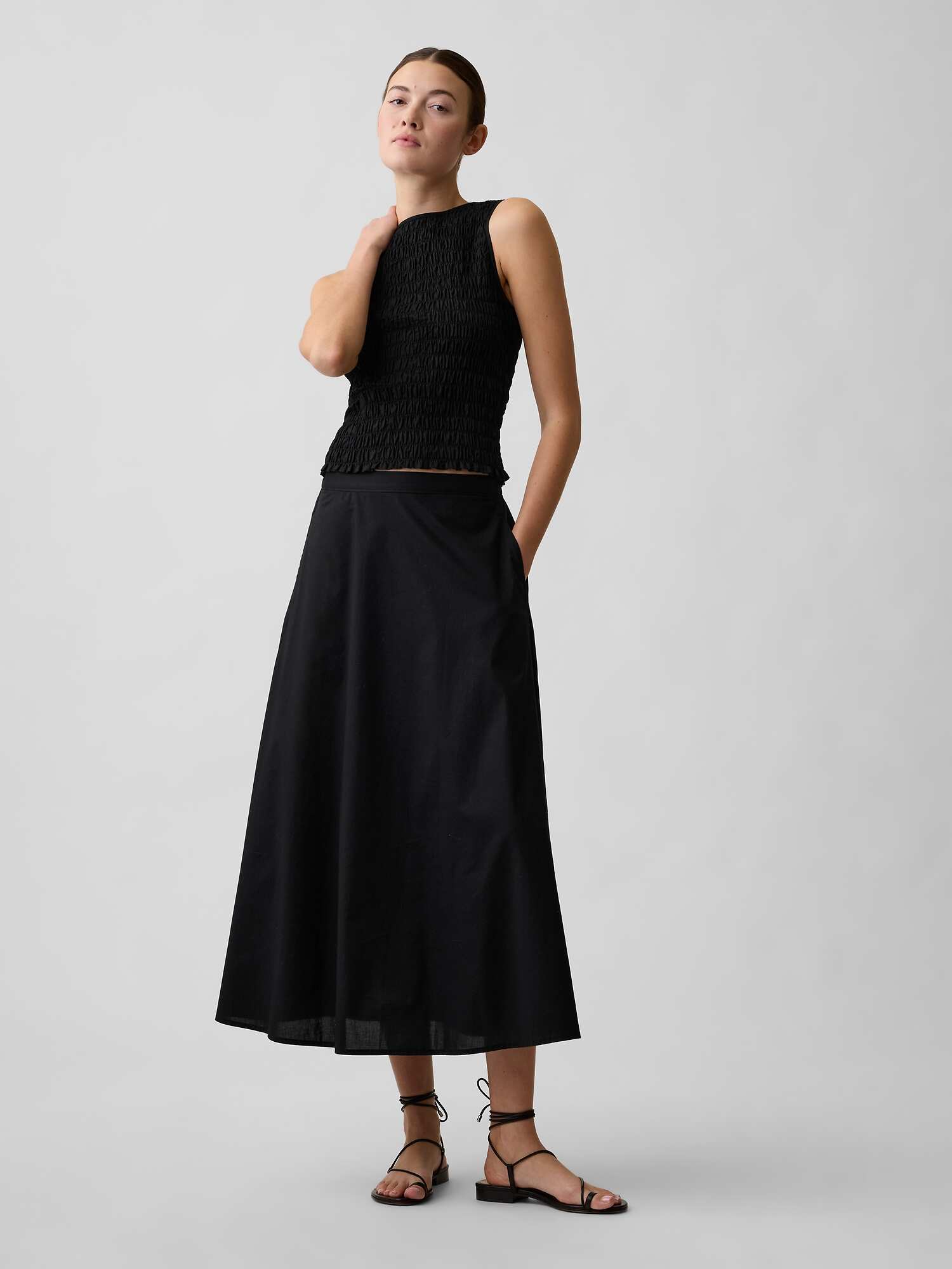Pull-On Maxi Skirt