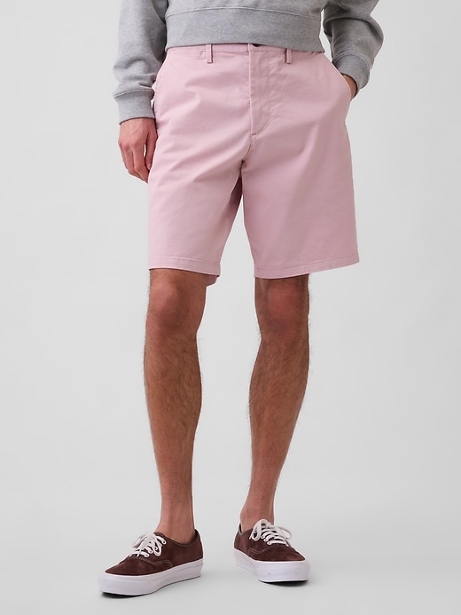 Image number 3 showing, 9" Essential Khaki Shorts