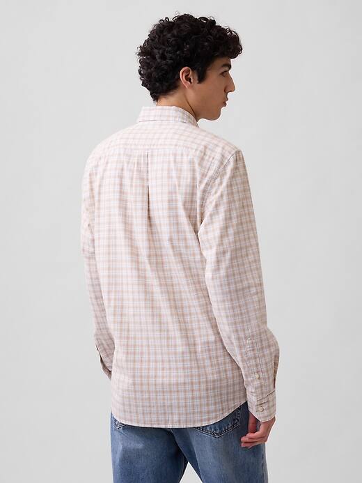 Image number 2 showing, Stretch Poplin Shirt in Standard Fit