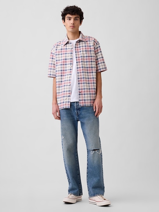 Image number 3 showing, Oxford Shirt in Boxy Fit