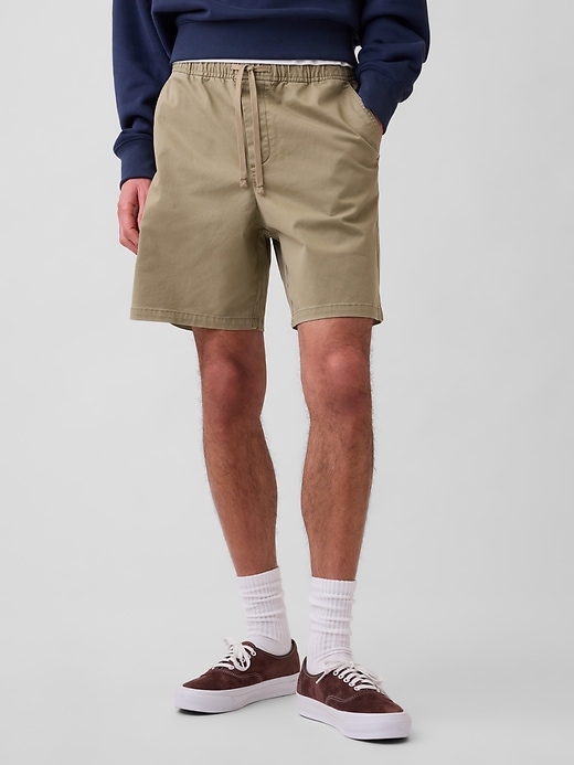 Image number 3 showing, 7" Essential Pull-On Khaki Shorts