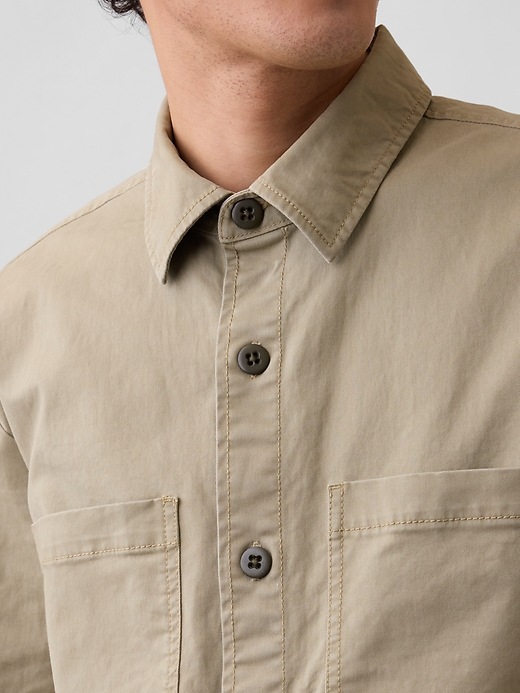 Image number 4 showing, Boxy Shirt Jacket