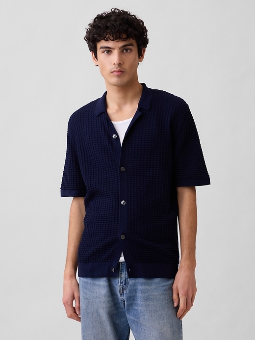 Image number 1 showing, Textured Sweater Vacay Shirt