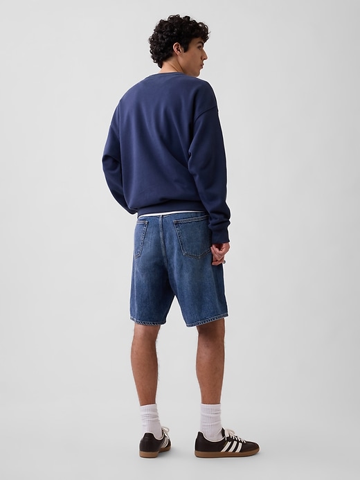 Image number 2 showing, 9" SuperSoft Loose Denim Shorts