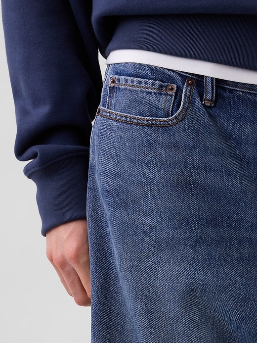Image number 5 showing, 9" SuperSoft Loose Denim Shorts