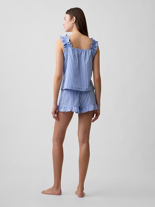 Image number 2 showing, Ruffle Poplin PJ Shorts