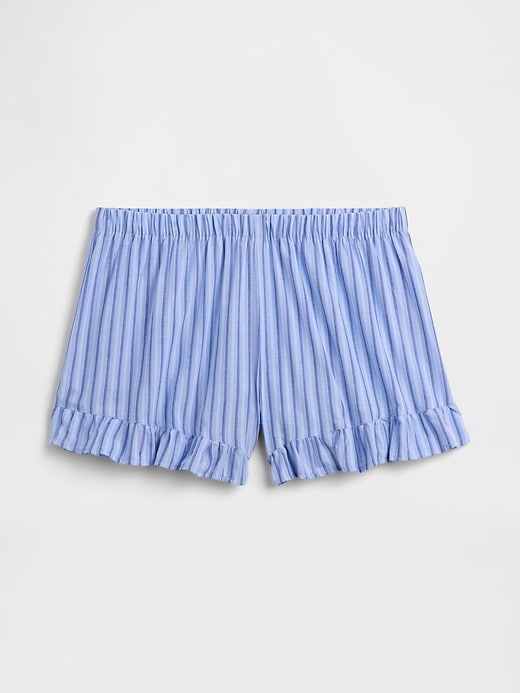 Image number 4 showing, Ruffle Poplin PJ Shorts