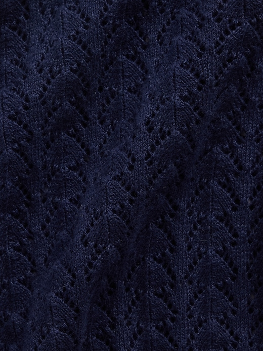 Image number 4 showing, Lace-Stitch Collared Cardigan