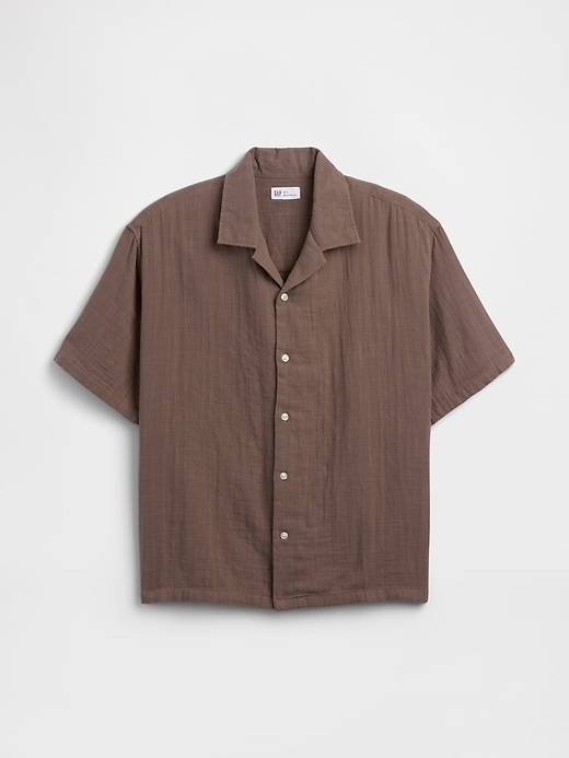 Image number 5 showing, Boxy Gauze Vacay Shirt