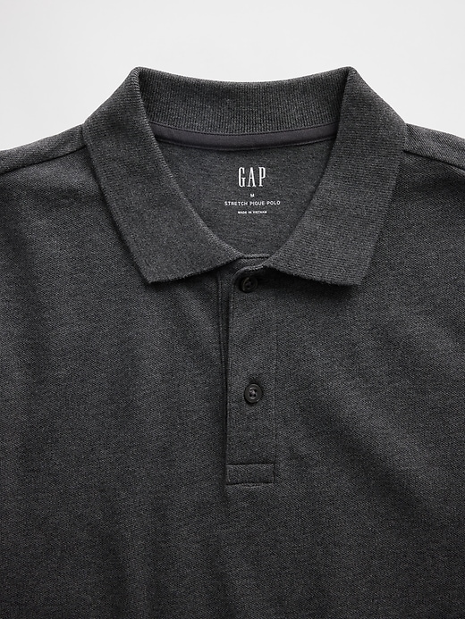 Image number 4 showing, Stretch Pique Polo Shirt