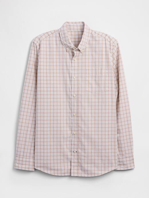 Image number 5 showing, Stretch Poplin Shirt in Standard Fit
