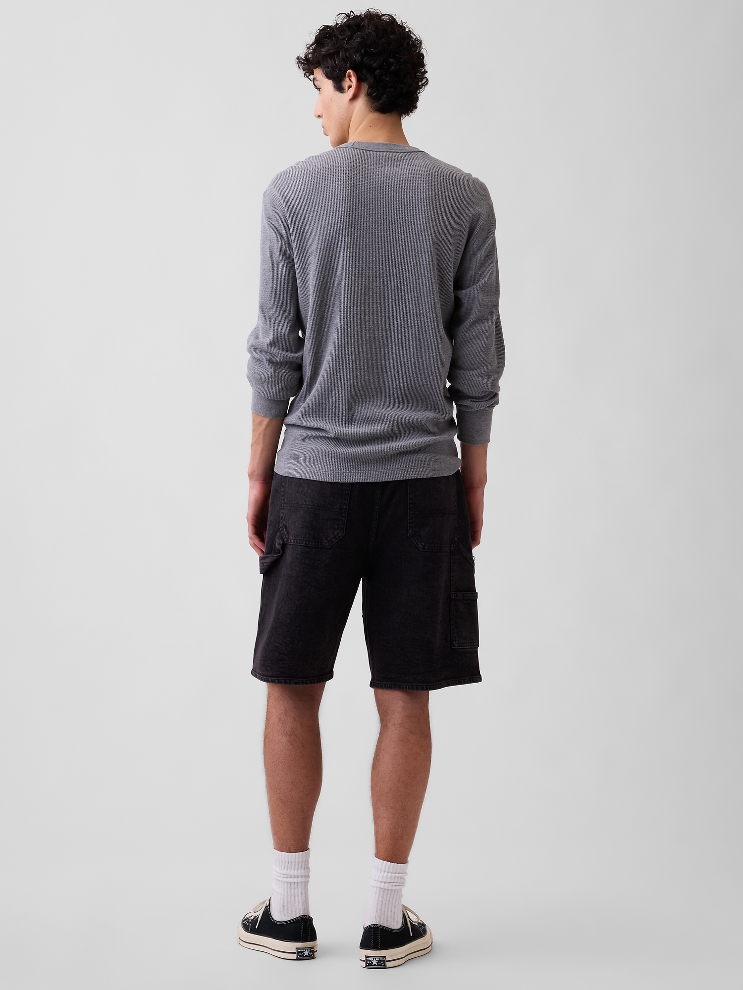 9" Denim Carpenter Shorts