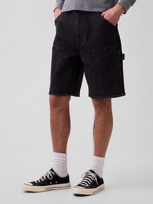 Image number 3 showing, 9" Denim Carpenter Shorts