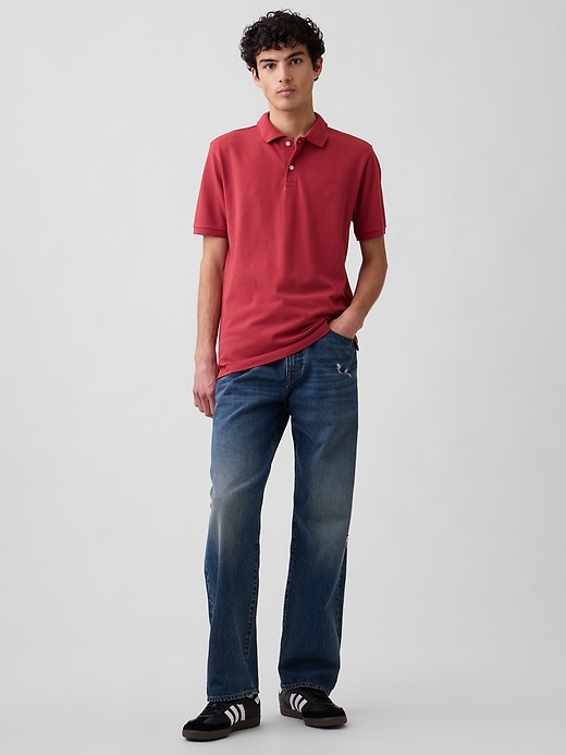 Image number 3 showing, Stretch Pique Polo Shirt