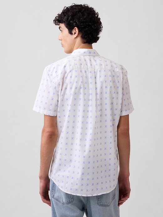 Image number 2 showing, Stretch Poplin Shirt in Standard Fit