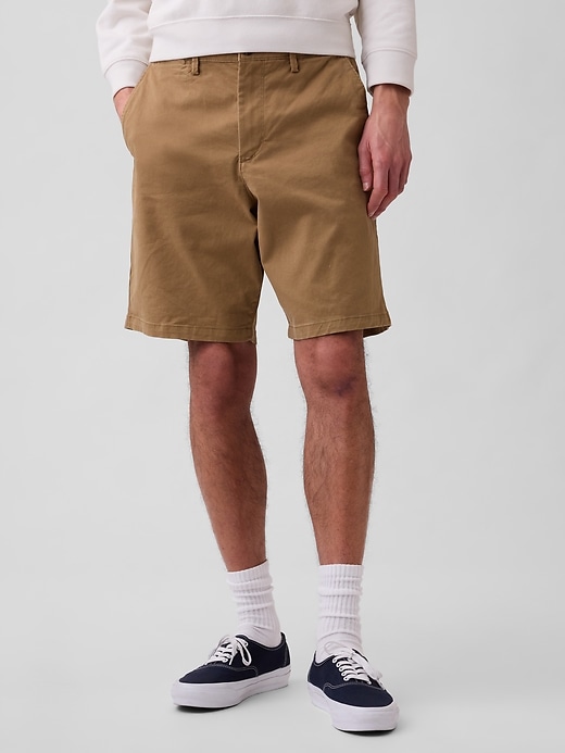 Image number 3 showing, 9" Essential Khaki Shorts