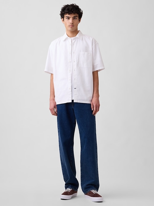 Image number 3 showing, Oxford Shirt in Boxy Fit