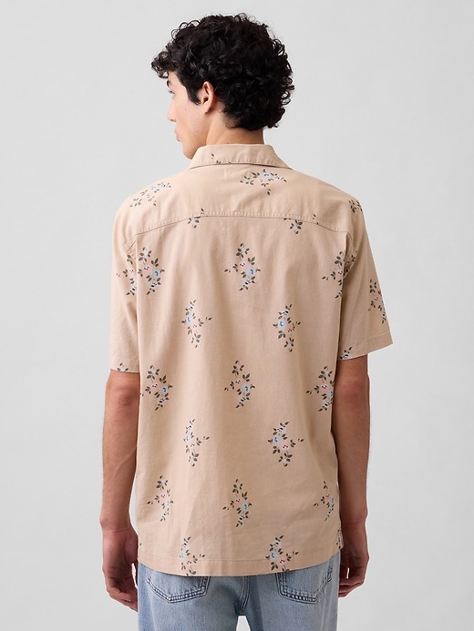 Image number 2 showing, Linen-Blend Vacay Shirt in Standard Fit
