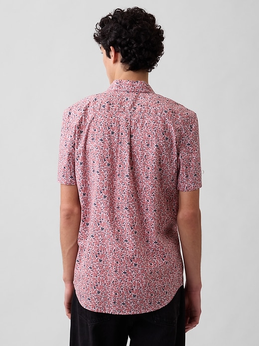 Image number 2 showing, Stretch Poplin Shirt in Standard Fit