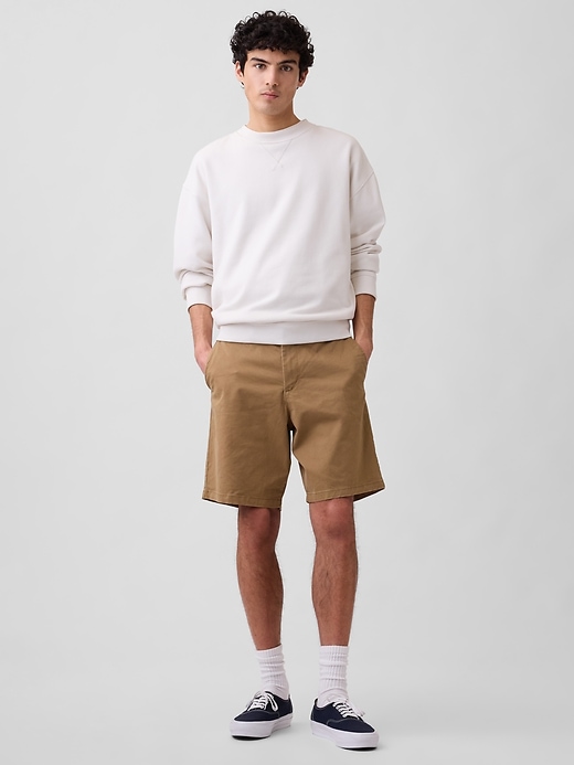 Image number 1 showing, 9" Essential Khaki Shorts