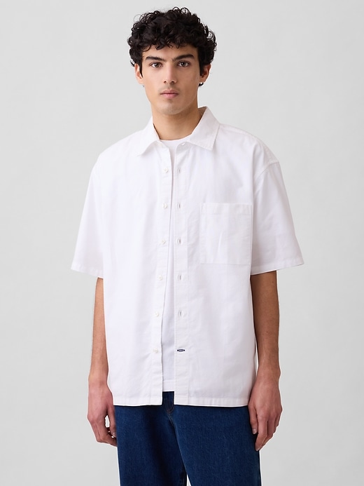 Image number 1 showing, Oxford Shirt in Boxy Fit