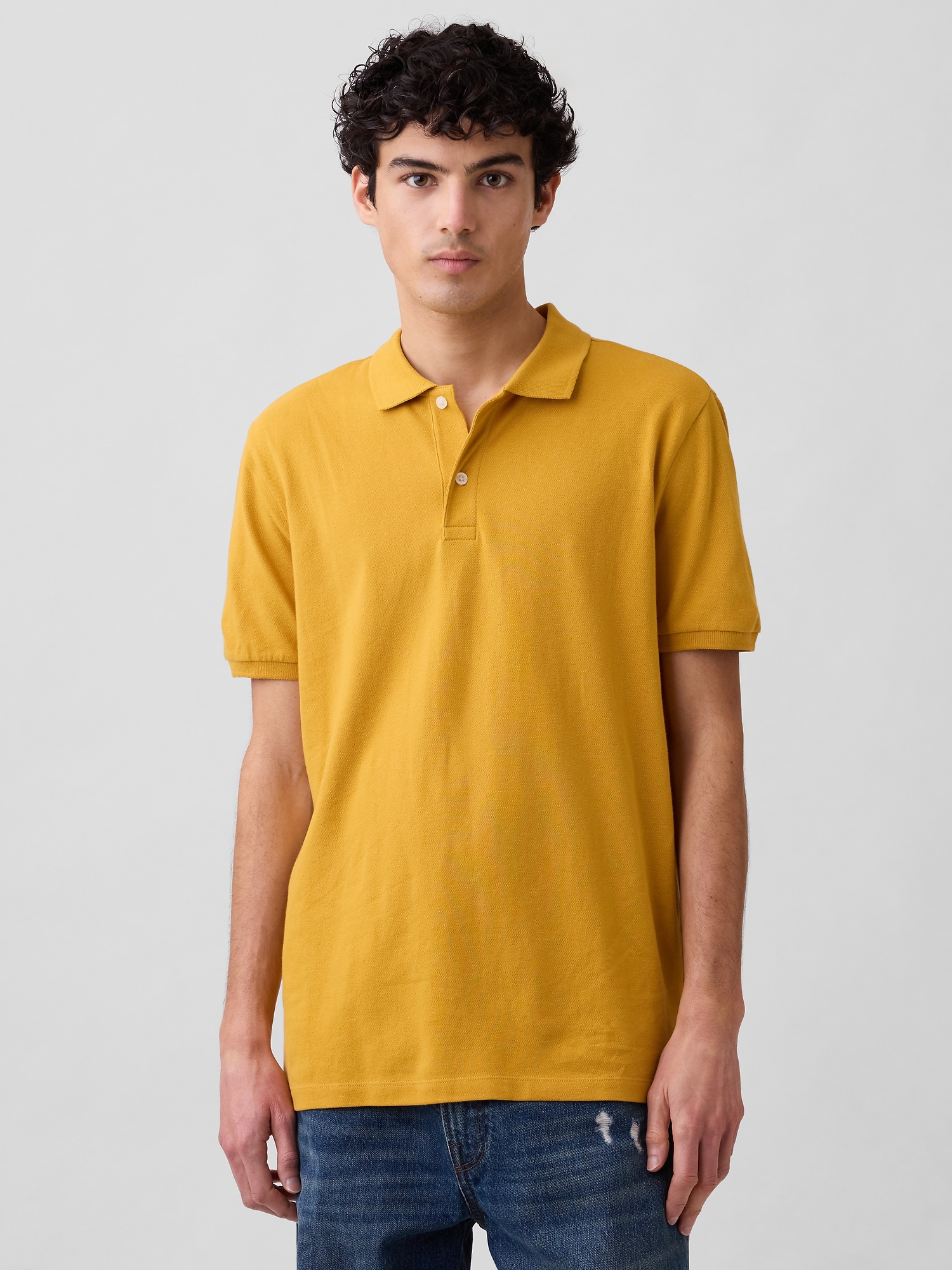Stretch Pique Polo Shirt