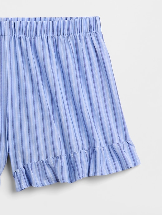 Image number 5 showing, Ruffle Poplin PJ Shorts