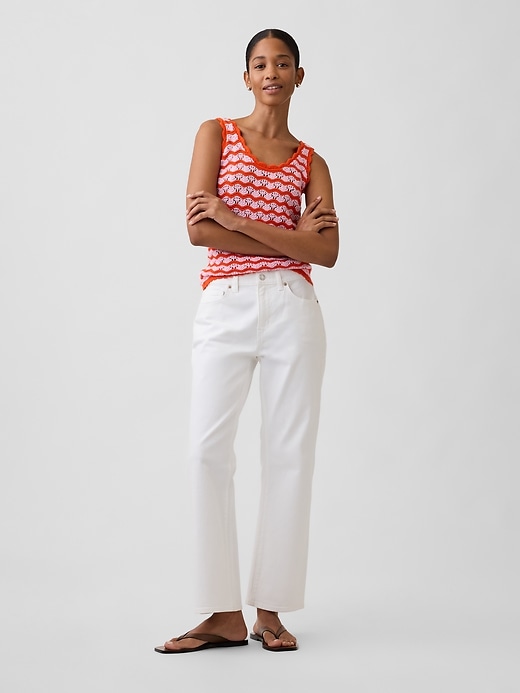 Image number 3 showing, Crochet Scoopneck Tank Top