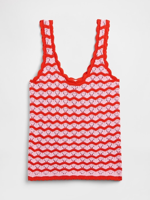 Image number 5 showing, Crochet Scoopneck Tank Top