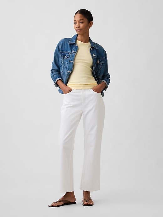 Image number 3 showing, Ribbed High-Neck Tank