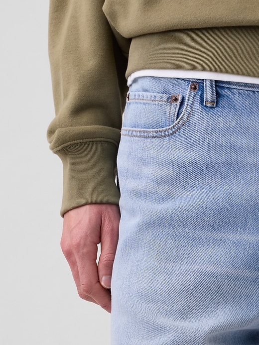 Image number 5 showing, 9" SuperSoft Loose Denim Shorts