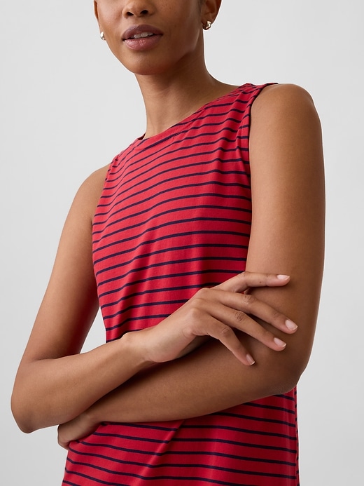 Image number 3 showing, Stripe Mini Tank Dress