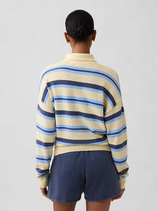 Image number 2 showing, CashSoft Relaxed Sweater Polo Shirt