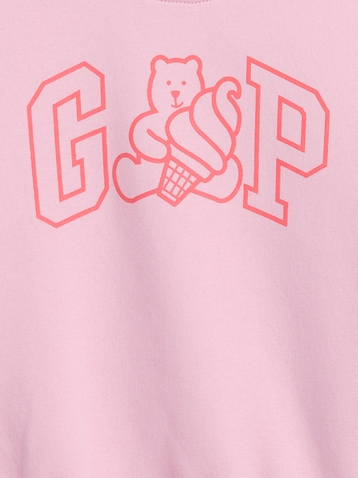 Image number 3 showing, babyGap Logo Relaxed Crewneck Sweatshirt