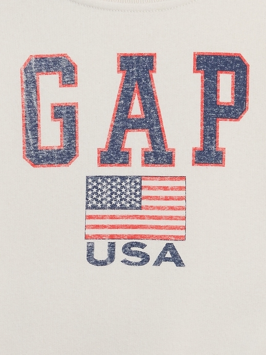 Image number 3 showing, babyGap Relaxed USA Logo Sweatshirt