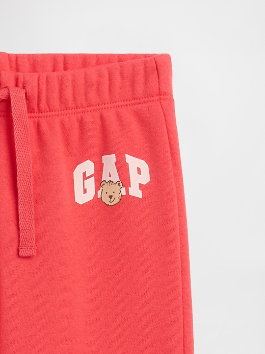 Image number 3 showing, babyGap Relaxed Pull-On Logo Joggers