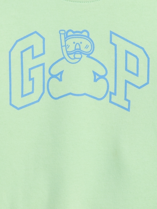 Image number 3 showing, babyGap Logo Relaxed Crewneck Sweatshirt