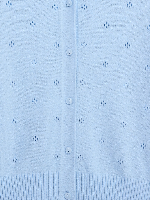 Image number 4 showing, CashSoft Pointelle Cardigan