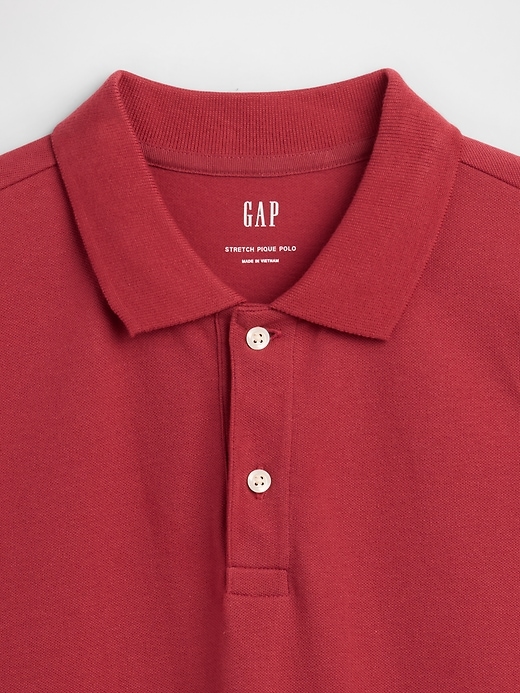 Image number 4 showing, Stretch Pique Polo Shirt