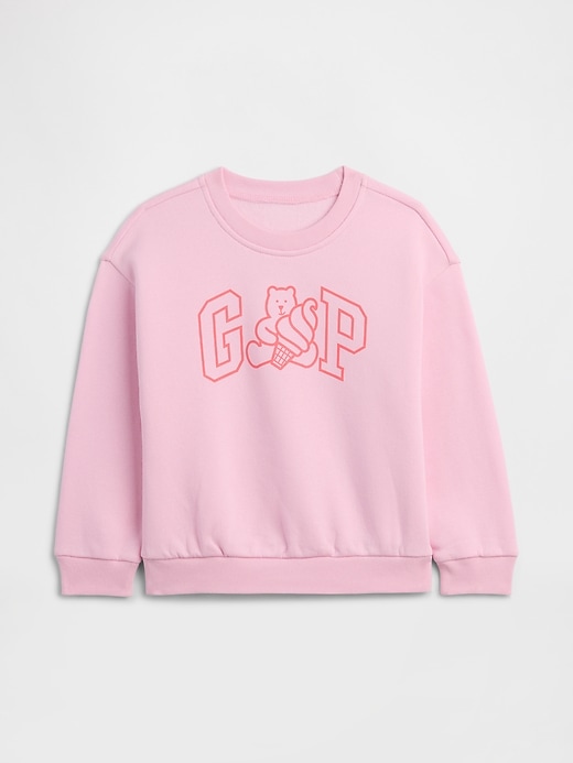 Image number 1 showing, babyGap Logo Relaxed Crewneck Sweatshirt