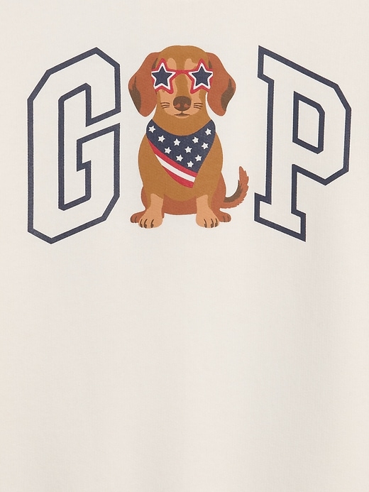 Image number 3 showing, babyGap Relaxed Americana Logo Sweatshirt