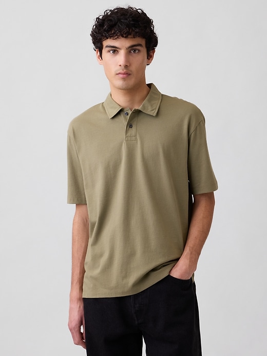 Image number 1 showing, Everyday Soft Relaxed Polo Shirt