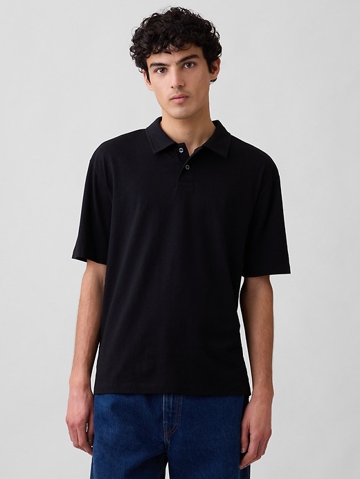 Image number 1 showing, Everyday Soft Relaxed Polo Shirt