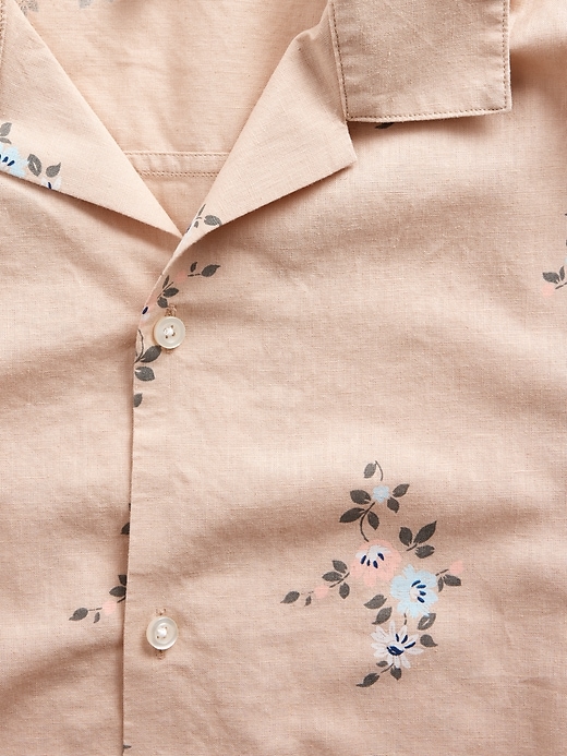 Image number 4 showing, Linen-Blend Vacay Shirt in Standard Fit