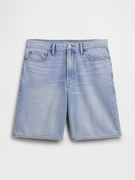 Image number 6 showing, 9" SuperSoft Loose Denim Shorts