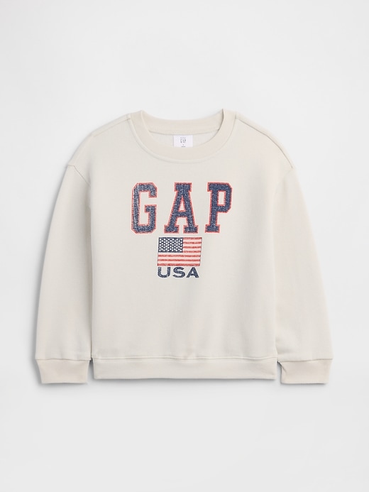 Image number 1 showing, babyGap Relaxed USA Logo Sweatshirt
